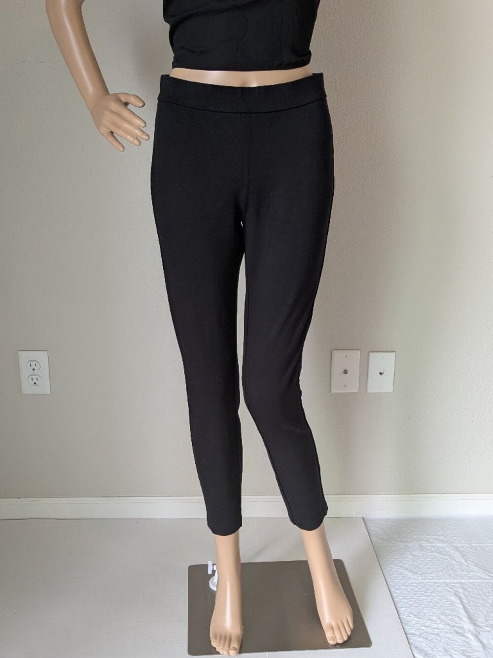 J. Crew Pants Women's Size Small Black Pixie Stretch Ponte Legging Pants #G9389